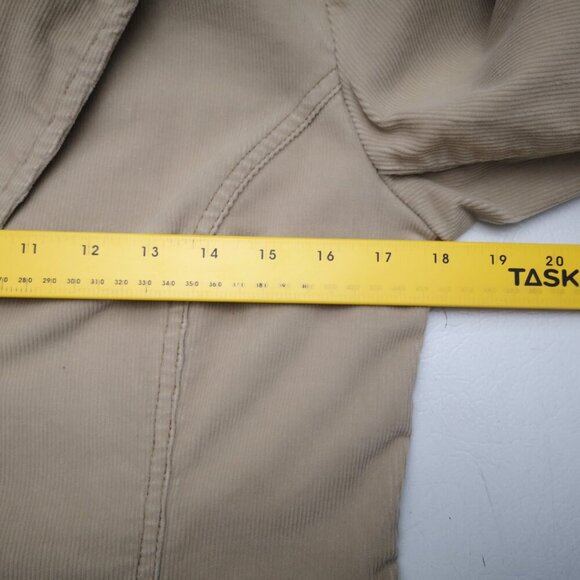 Levi Strauss Signature Ladies Light Tan Corduroy 3 Button Closure Jacket - Picture 5 of 8